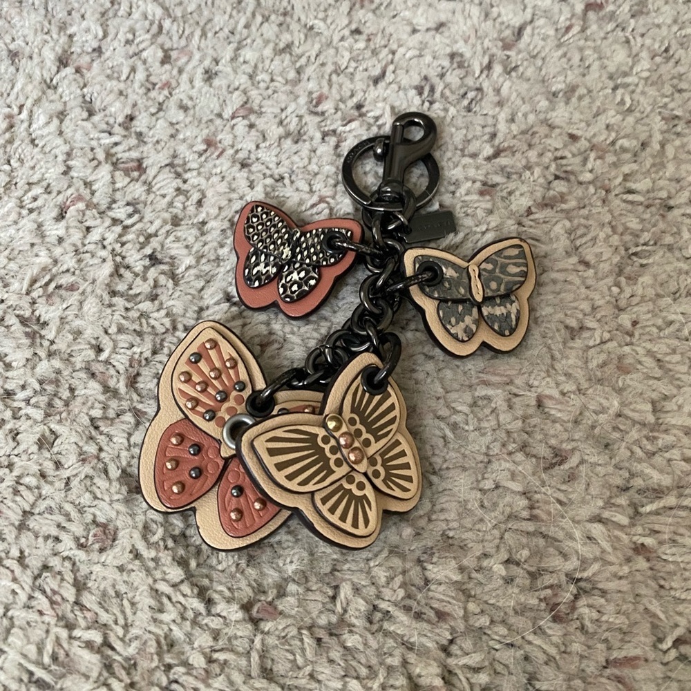 Coach Butterfly Cluster Bag Charm